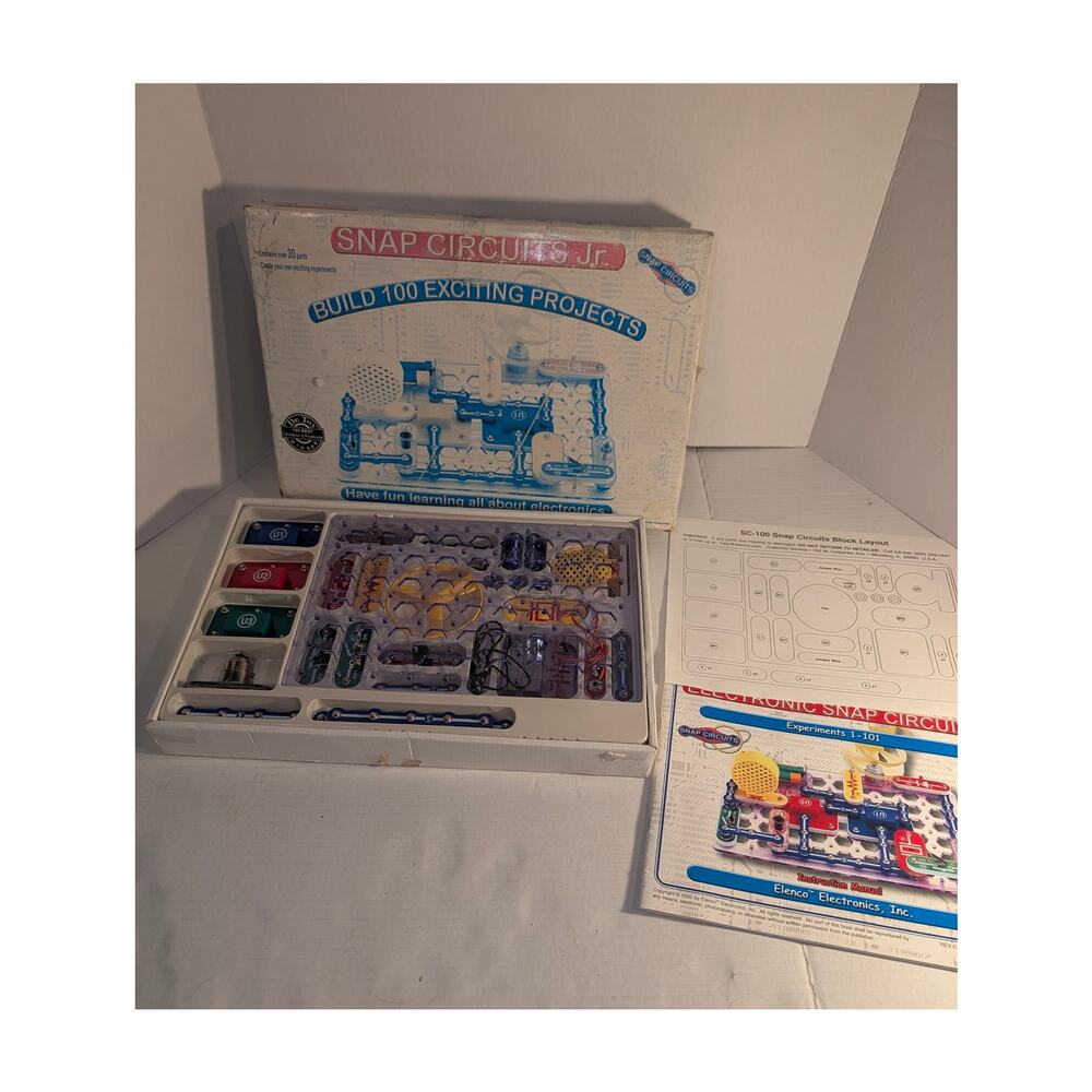Elenco Snap Circuits Jr. SC-100 Electronics Educational Toy Kit